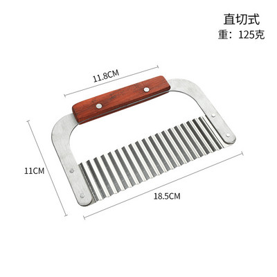 Cuțit ondulat din oțel inoxidabil Cuțit pentru cartofi Tăiător pentru feliător Mărunțiș pentru cartofi Artifact Cuțit cu val Cuțit pentru cartofi Accesorii pentru bucătărie