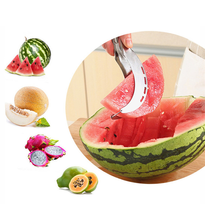 Nož za rezanje lubenice od nehrđajućeg čelika nož za rezanje jezgre za voće i povrće Kuhinjski pribor žlica za lubenicu