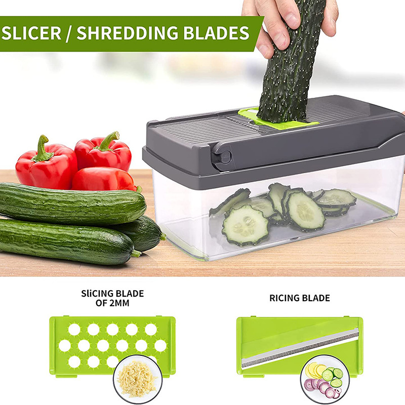 7In1 Daugiafunkcinis daržovių pjaustytuvas Inovatyvūs virtuvės reikmenys Bulvių pjaustyklė Morkų trintuvė Plieninė peiliukas Virtuvės namų įtaisai