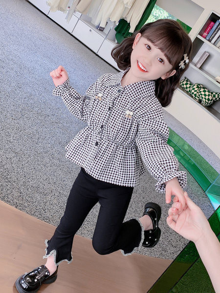 Set elegant pentru copii cu nasture si fanta