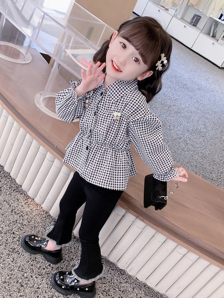 Set elegant pentru copii cu nasture si fanta