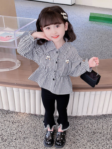 Set elegant pentru copii cu nasture si fanta