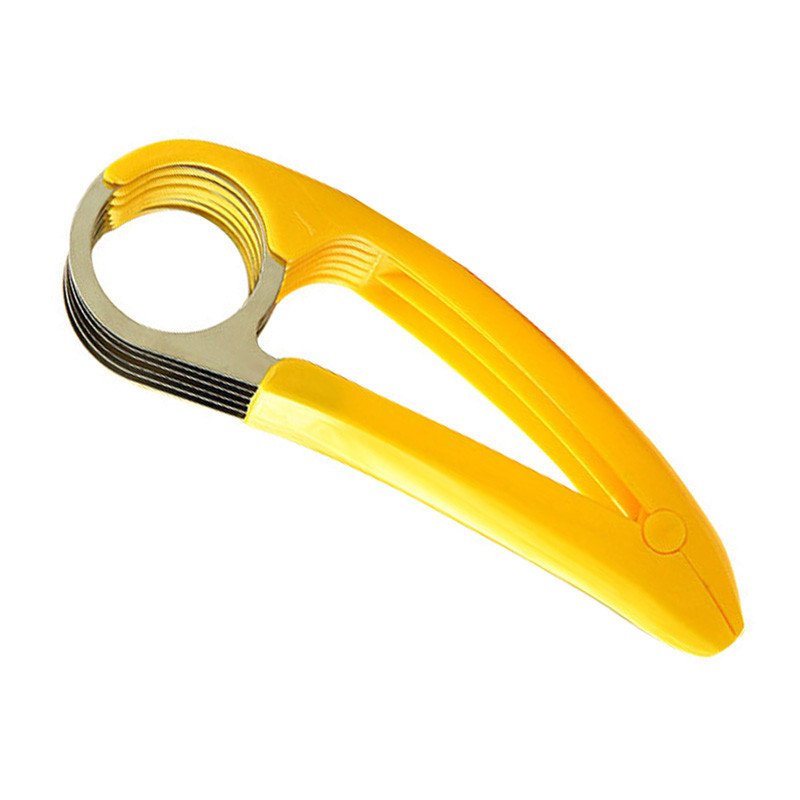 Tocător de banane Tocător de casă Instrument de bucătărie Curățător de legume Felii de salată Cuțit de castraveți din oțel inoxidabil Cuțit de fructe