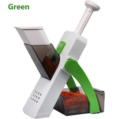 Tăiător manual de mandolină Tăiător de cartofi Răzătoare de morcovi Gadgets Lamă de oțel Mașină de tăiat carne Accesorii de bucătărie Instrument de tăiat alimente