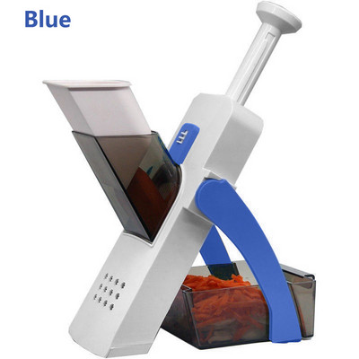 Tăiător manual de mandolină Tăiător de cartofi Răzătoare de morcovi Gadgets Lamă de oțel Mașină de tăiat carne Accesorii de bucătărie Instrument de tăiat alimente