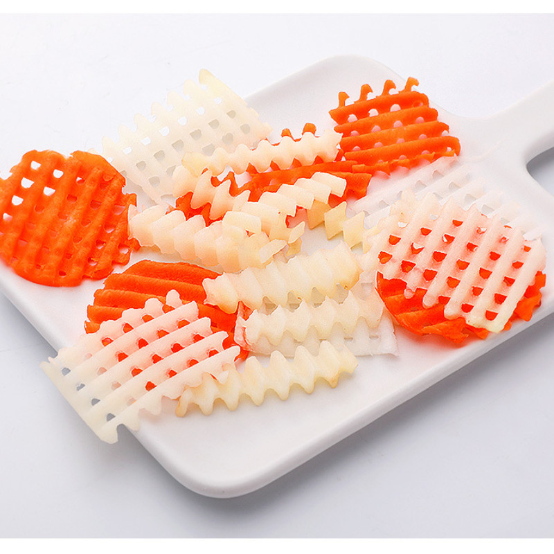 Tăiător de bucătărie Cartofi Tăiător de ceapă Cuțit Cartofi prăjiți Gadget ondulat Unelte Accesorii Procesoare de alimente Lucruri Accesorii pentru casă