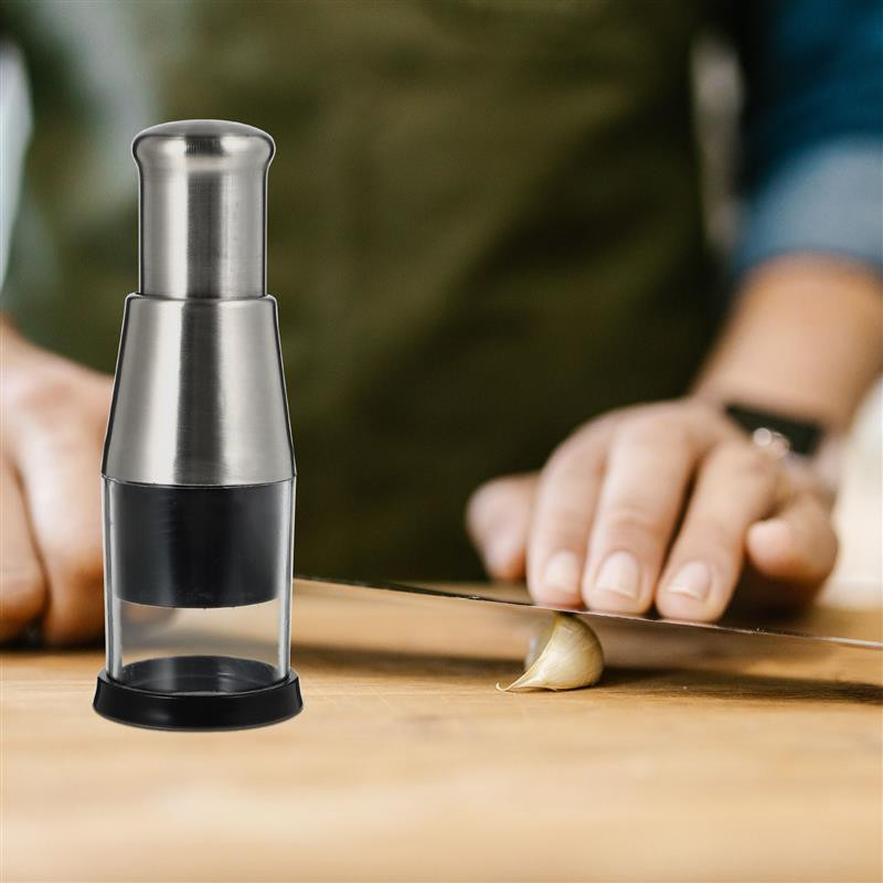 Tăiător de legume cu presiune manuală Concasor de usturoi multifuncțional Presă manuală de usturoi Cuțit de legume Tocător de usturoi Aprovizionare pentru gătit