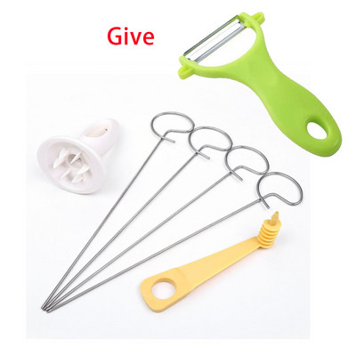 1 rinkinys Bulvių spiralinės pjaustyklės agurkų pjaustyklės Virtuvės priedai Daržovių spiralizatorius Spiralinės bulvių pjaustyklės virtuvės įtaisai