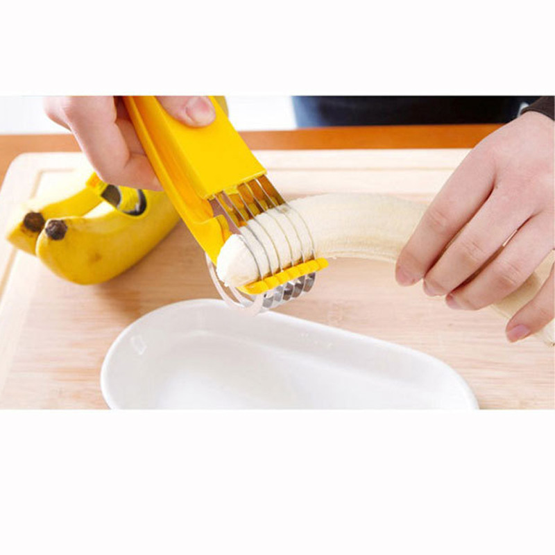 Home Bucătărie Instrument de curățat legume Salată felie Banană feliere Tocător fructe Cuțit castraveți
