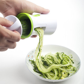 LMETJMA Heavy Duty Spiralizer Vegetable Slicer Vegetable Spiral Slicer Cutter Ζυμαρικά κολοκυθάκια Noodle Spaghetti Maker KC0335