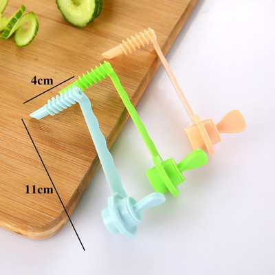 DIY burgonya spirális vágó zsinór Forgatja a burgonyaszeleteket toronyszeletelő kézi csavart burgonyavágó Hasznos konyhai eszközök