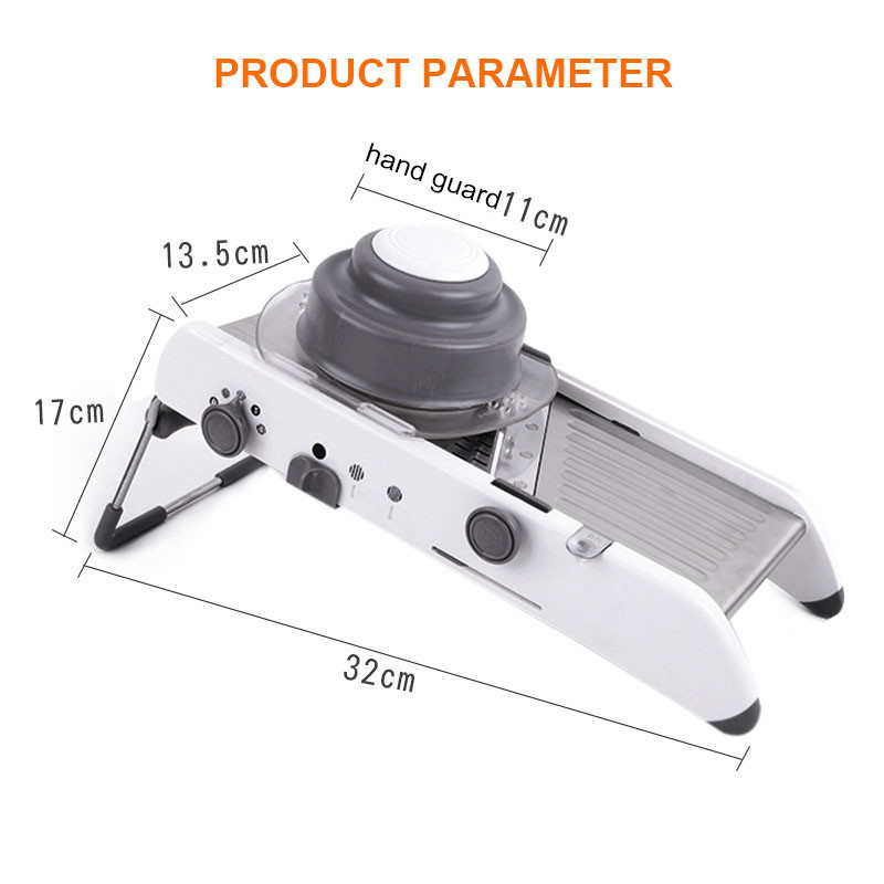 Mandoline Gadgets de bucătărie Răzătoare pentru tăietor de legume Tocător din oțel inoxidabil Tocător multifuncțional de cartofi de varză