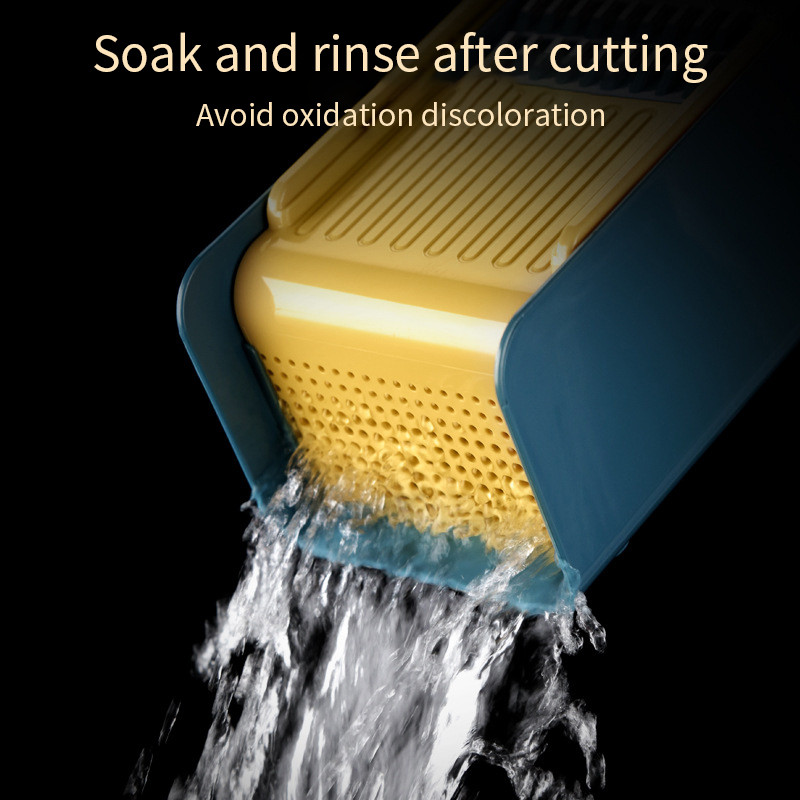 Tăiător de legume multifuncțional Tocător tocator cu coș Tocator de fructe Cartofi Răzătoare de morcovi Tăiător de legume Instrument de bucătărie