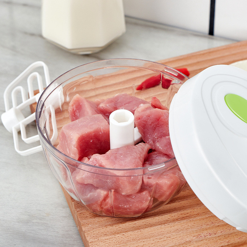 Višenamjenska visoka kvaliteta, novi vrlo brz dizajn, sjeckalica za povrće, voće, ručna sjeckalica za mljevenje mesa, rezač za češnjak