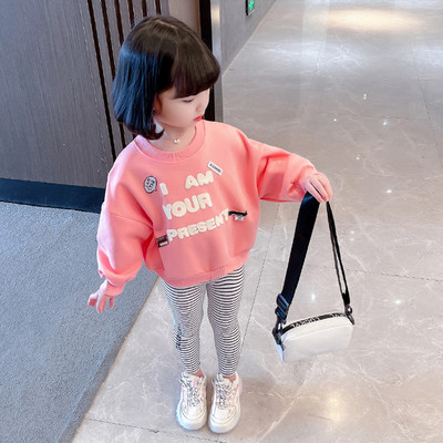 Dječji set tajica sa bluzom i natpisom za djevojčice