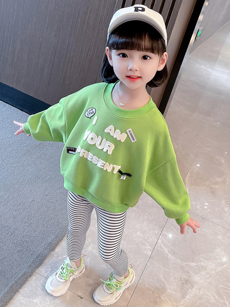 Dječji set tajica sa bluzom i natpisom za djevojčice