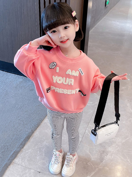 Dječji set tajica sa bluzom i natpisom za djevojčice