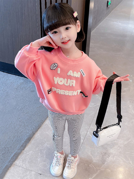 Dječji set tajica sa bluzom i natpisom za djevojčice