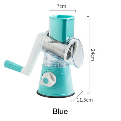 Tăiător manual de legume 3 în 1, răzătoare multifuncțională pentru cartofi, brânză, Keok, pentru legume, gadgeturi și accesorii de bucătărie