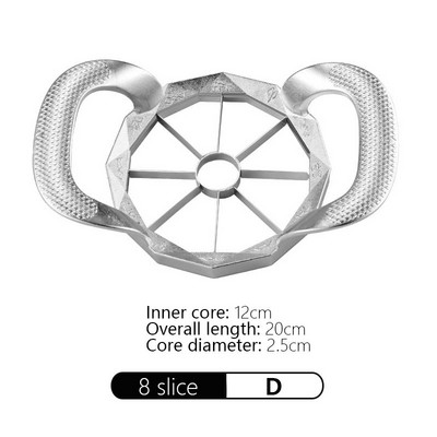 1vnt 304 nerūdijančio plieno obuolių pjaustyklė vaisių pjaustyklė obuolių šerdies kriaušių pjaustyklė peilis skustukas pjovimo įrankis virtuvės priedai