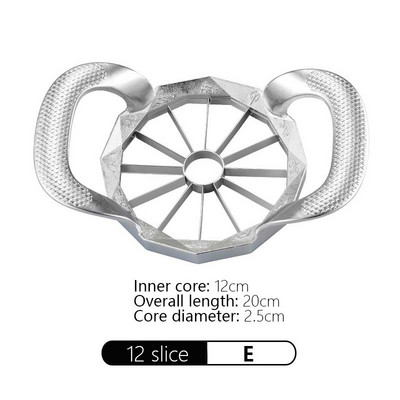 1vnt 304 nerūdijančio plieno obuolių pjaustyklė vaisių pjaustyklė obuolių šerdies kriaušių pjaustyklė peilis skustukas pjovimo įrankis virtuvės priedai