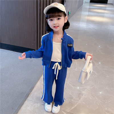 Set sport casual din două piese pentru fete