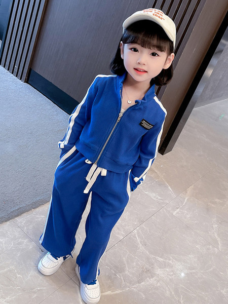 Set sport casual din două piese pentru fete