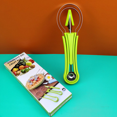 Nerūdijančio plieno trikampis vaisių drožybos peilis vaisių lėkštė Artefaktinis trikampis daržovių peilis Neslystantis drožybos peilis virtuvės įrankis