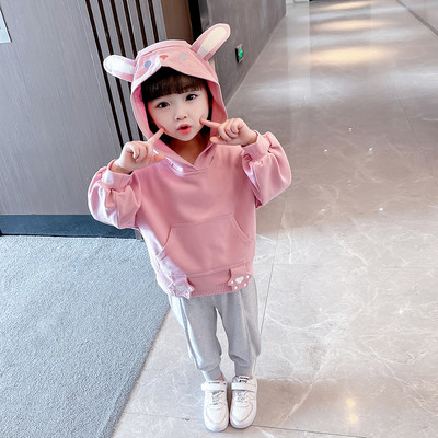 Vaikiškas rinkinys su gobtuvu ir kišene