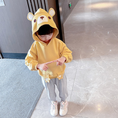 Vaikiškas rinkinys su gobtuvu ir kišene