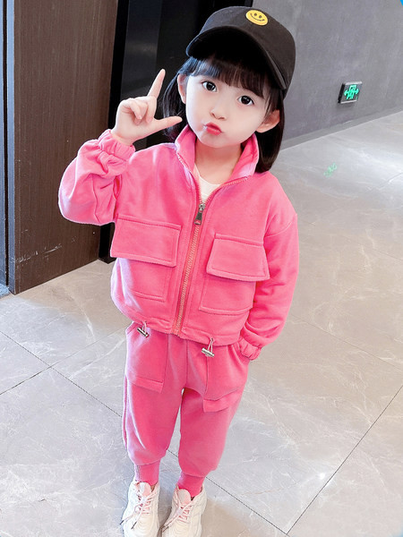 Set casual cu buzunar in doua culori