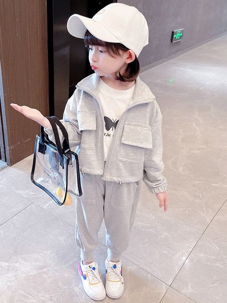 Set casual cu buzunar in doua culori