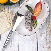 1 vnt. nerūdijančio plieno vaisių drožimo peilis trikampis obuolių dryžuotas agurkų pjaustyklė daržovių pjaustyklė virtuvės įrankis Viešbučių prietaisai