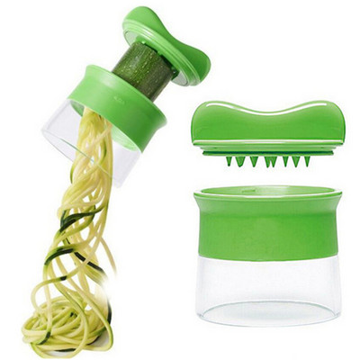 Heavy Duty Spiralizer Tăiător de legume Tăiător de legume în spirală Cutter Dovlecei Paste Fidea Spaghetti Maker Peeler
