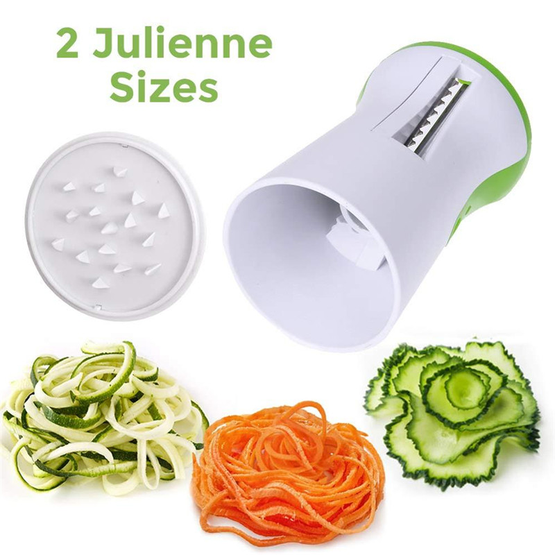 Heavy Duty Spiralizer Tăiător de legume Tăiător de legume în spirală Cutter Dovlecei Paste Fidea Spaghetti Maker Peeler