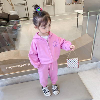 Set sport model nou pentru fete cu inscriptie