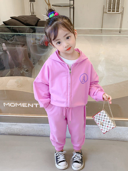 Set sport model nou pentru fete cu inscriptie