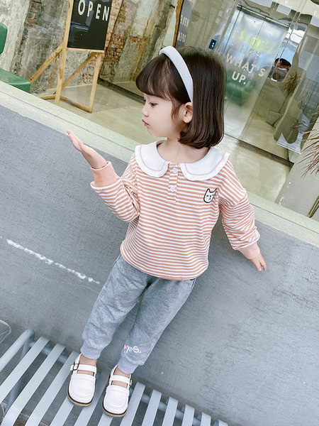 Set de bluze și pantaloni casual din două piese pentru fete