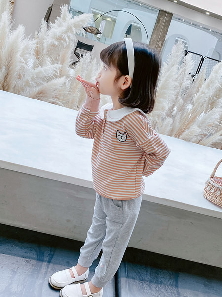 Set de bluze și pantaloni casual din două piese pentru fete