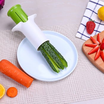 Εγχειρίδιο Cucumber Slicer Cut Radish Fries French Fries Slicer Pattern Κόπτης λαχανικών για εργαλεία κουζίνας Αξεσουάρ Gadgets