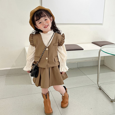 Pavasario mados trijų dalių rinkinys mergaitėms