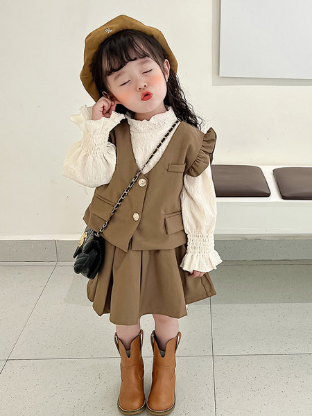 Pavasario mados trijų dalių rinkinys mergaitėms