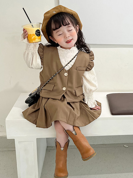 Pavasario mados trijų dalių rinkinys mergaitėms