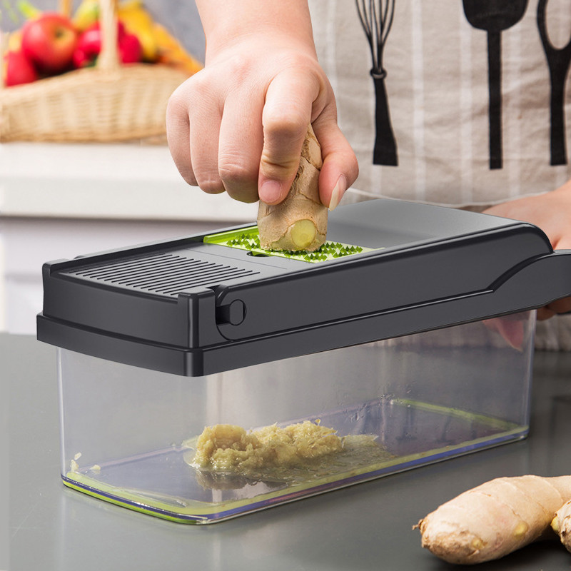 Tăiător de legume Răzătoare Mandolină Tocător multifuncțional Cartofi Tăiător de morcovi Răzătoare de usturoi Gadgets de bucătărie