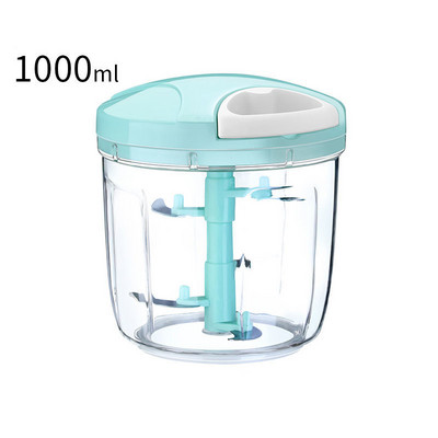 1000ml Daugiafunkcis daržovių pjaustytuvas Morkų vaisių pjaustyklė Česnakų Svogūnų Smulkintuvas Mėsmalė Virtuvės priedai Įrankiai