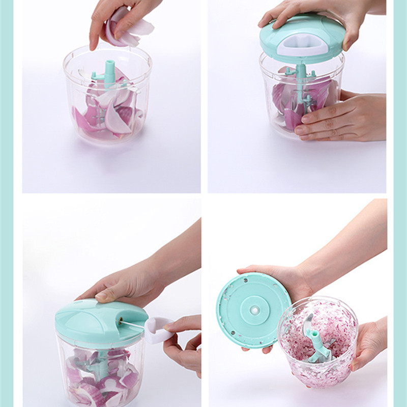 1000ml Daugiafunkcis daržovių pjaustytuvas Morkų vaisių pjaustyklė Česnakų Svogūnų Smulkintuvas Mėsmalė Virtuvės priedai Įrankiai