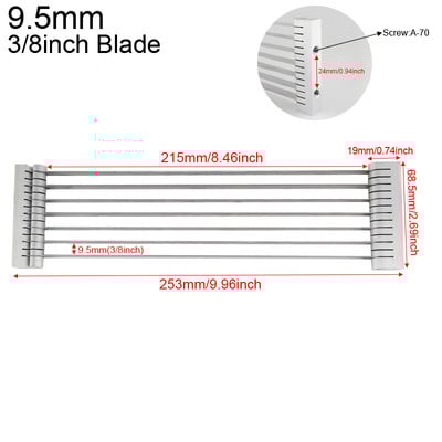 Lame pentru feliere roșii 6 mm, 9,5 mm 1/4 inch, 3/8 inch Accesorii de bucătărie Dispozitiv de feliere pentru zdrobire de cartofi Instrument pentru fructe și legume
