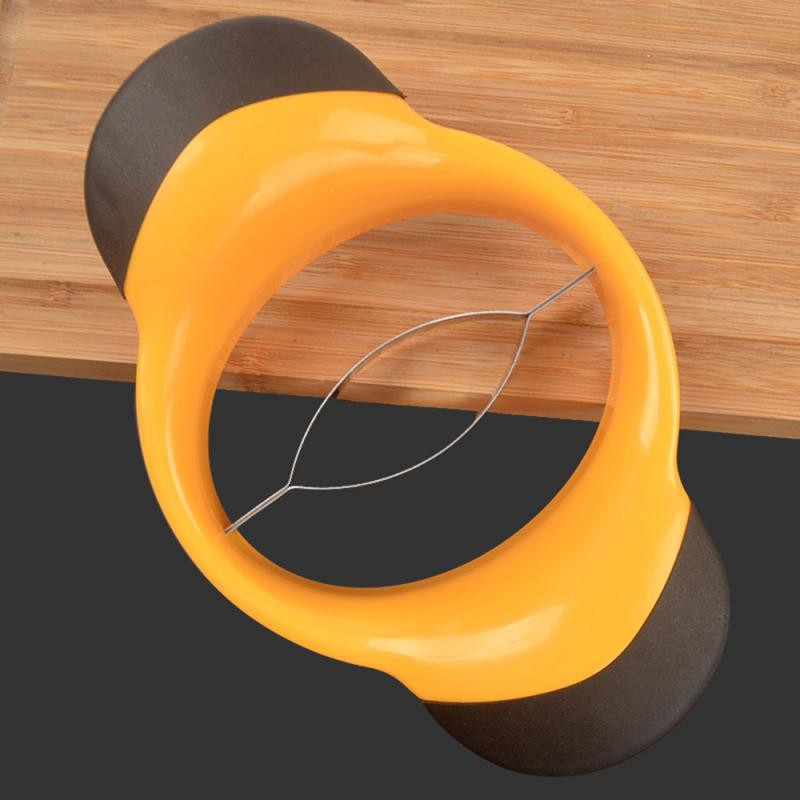 Mango pjaustyklė nerūdijančio plieno mangų pjaustytuvai, guminiai neslystantys rankenos, šerdies skustukas, mango žievelės peilis