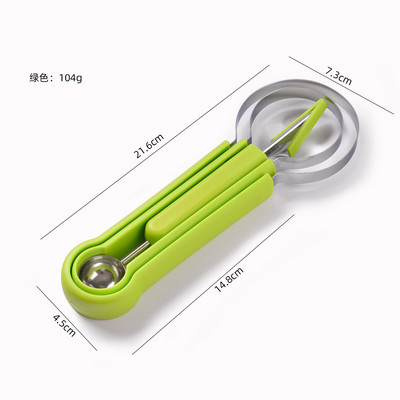 Cuțit de tăiat artefact de pepene verde din oțel inoxidabil 304 Cuțit pentru tăiat fructe și legume Instrumente de bucătărie Accesorii Gadget-uri