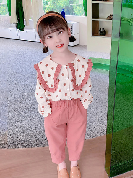 Vaikiškas marškinėlių ir kelnių komplektas mergaitėms